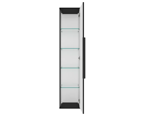 Шкаф - пенал Brevita Savoy - 35 подвесной универсальный (черный)