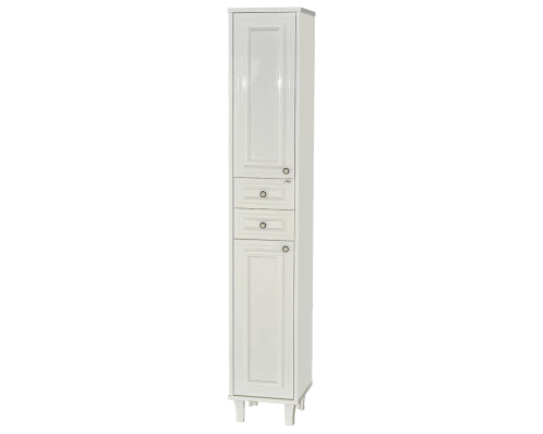 Шкаф - пенал Misty Шармель 35 L с 2-мя ящиками светло-бежевый Л-Шрм05035-5812ЯЛ