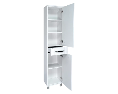 Шкаф - пенал Misty Терра - 40 с 1 ящ. белый правый П-Тер0504001-1ЯП