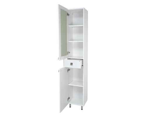 Шкаф - пенал Misty Урал - 35 с 1 ящ. белый левый Э-Ура0503501-01Л