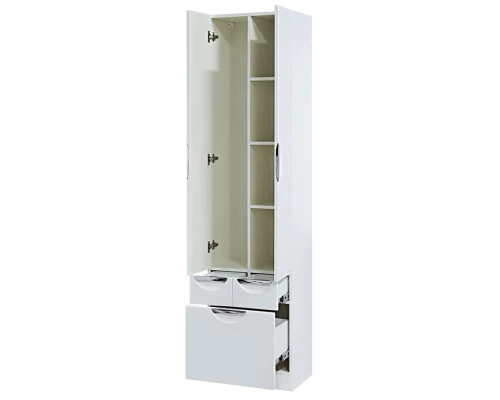 Шкаф - пенал Misty Орхидея - 50 белый П-Жас05050-0112Я