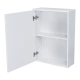 Шкаф Misty Купер - 50 навесной белый левый П-Куп08050-031Л