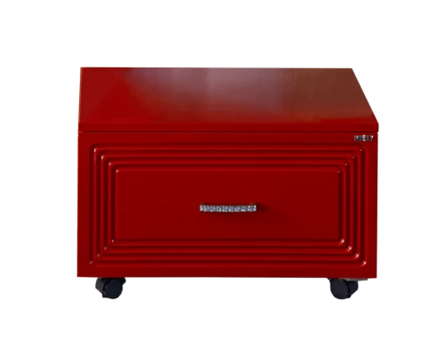 Тумба Misty Европа - 50 Тумба подкатная красная эмаль П-Евр07060-041