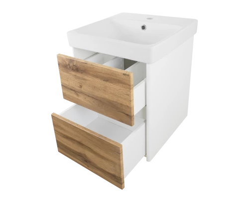 Тумба под раковину Misty Адриана - 45 подвесная с 2 ящ. П-Адр01045-0122Я