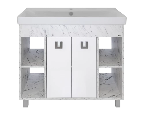 Тумба под раковину Misty Мия - 90 прямая (ПВХ) П-Ми01090-012