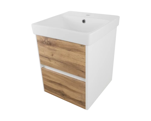 Тумба под раковину Misty Адриана - 45 подвесная с 2 ящ. П-Адр01045-0122Я