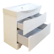 Тумба под раковину Misty Элвис - 105 Тумба напольная с 2 ящ. белая эмаль П-Элв01105-0112Я