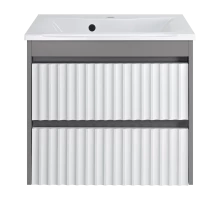 Тумба под раковину Brevita Balaton - 65 подвесная (комбинированная)