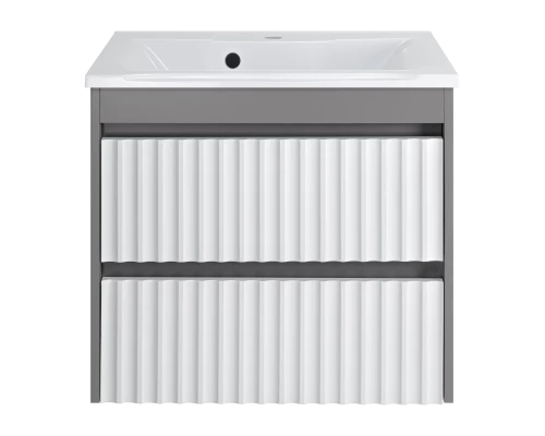 Тумба под раковину Brevita Balaton - 65 подвесная (комбинированная)