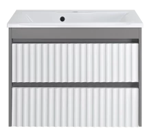 Тумба под раковину Brevita Balaton - 75 подвесная (комбинированная)