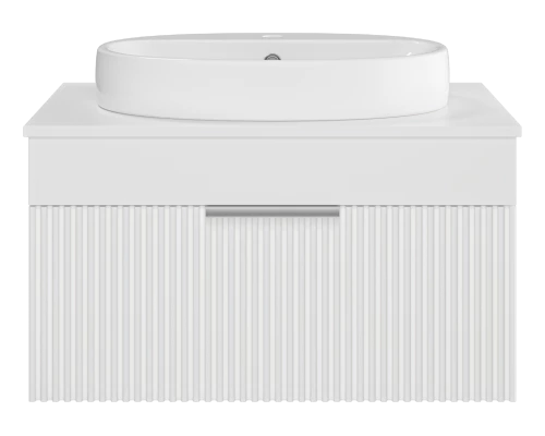 Тумба под раковину Brevita Enfida - 70 подвесная (белая)