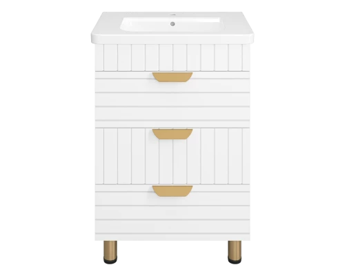 Тумба под раковину Brevita Gloster - 60 (белая)