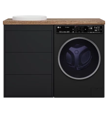 Тумба под раковину Brevita Grafit - 60 под стиральную машину (графит)