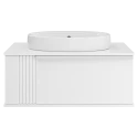 Тумба под раковину Brevita Savoy - 80 подвесная (белая)