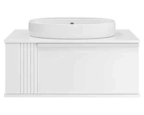 Тумба под раковину Brevita Savoy - 80 подвесная (белая)
