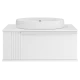Тумба под раковину Brevita Savoy - 80 подвесная (белая)
