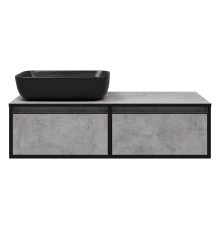 Тумба под раковину Brevita Stone - 100 подвесная