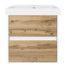 Тумба под раковину Misty Адриана - 55 подвесная с 2 ящ. П-Адр01055-0122Я