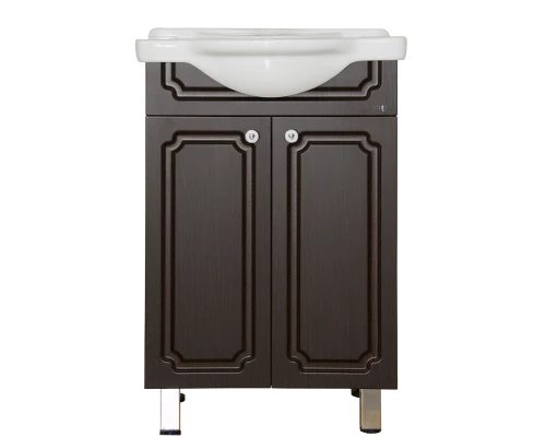 Тумба под раковину Misty Александра - 55 Тумба прямая ВЕНГЕ П-Але01055-052Пр