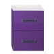 Тумба под раковину Misty Атланта 38 тумба с 2-мя ящиками сиреневая Л-Атл09038-15П2Я