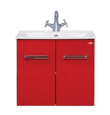 Тумба под раковину Misty Атланта 60 тумба алый мак Л-Атл01060-04ПрПо