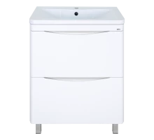 Тумба под раковину Misty Атлантик - 70 с 2 ящ. (белая) П-Атл-01070-0112Я