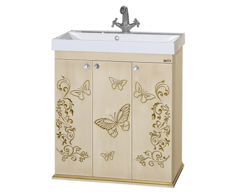 Тумба под раковину Misty Бабочка 75 Л-Баб01075-033Пр