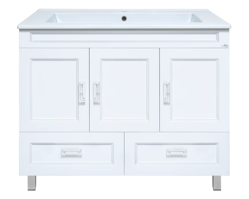 Тумба под раковину Misty Дива - 105 с 2 ящ. белая П-Див01105-0112Я