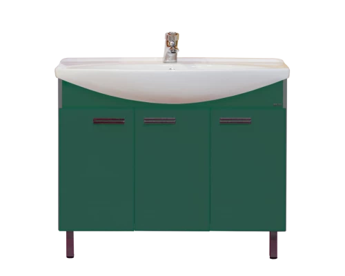 Тумба под раковину Misty Джулия 105 Тумба прямая зеленая Л-Джу01105-0810Пр