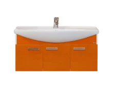 Тумба под раковину Misty Джулия 105 тумба подвесная оранжевая Л-Джу01105-1310По