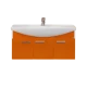 Тумба под раковину Misty Джулия 105 тумба подвесная оранжевая Л-Джу01105-1310По