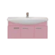 Тумба под раковину Misty Джулия 105 тумба подвесная розовая Л-Джу01105-1210По