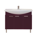 Тумба под раковину Misty Джулия 105 тумба прямая бордовая Л-Джу01105-1010Пр