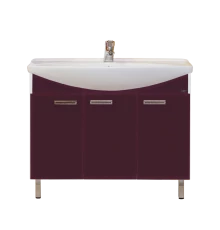 Тумба под раковину Misty Джулия 105 тумба прямая бордовая Л-Джу01105-1010Пр