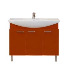 Тумба под раковину Misty Джулия 105 тумба прямая красная Л-Джу01105-0410Пр