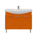 Тумба под раковину Misty Джулия 105 тумба прямая оранжевая Л-Джу01105-1310Пр