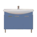 Тумба под раковину Misty Джулия -120 Тумба прямая синяя Л-Джу01120-1110Пр