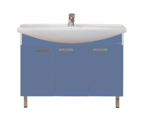 Тумба под раковину Misty Джулия -120 Тумба прямая синяя Л-Джу01120-1110Пр