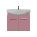 Тумба под раковину Misty Джулия - 65 Тумба подвесная розовая Л-Джу01065-1210По