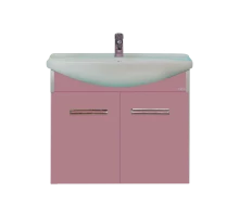 Тумба под раковину Misty Джулия - 65 Тумба подвесная розовая Л-Джу01065-1210По