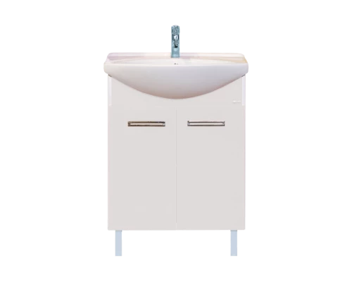 Тумба под раковину Misty Джулия - 65 Тумба прямая белая White Л-Джу01065-5210Пр
