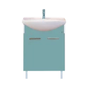 Тумба под раковину Misty Джулия - 65 Тумба прямая голубая Л-Джу01065-0610Пр