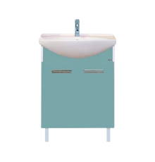 Тумба под раковину Misty Джулия - 65 Тумба прямая голубая Л-Джу01065-0610Пр