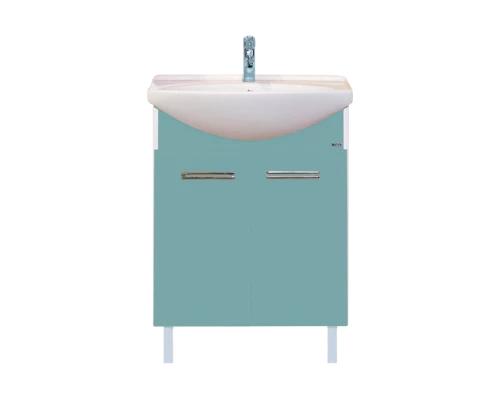Тумба под раковину Misty Джулия - 65 Тумба прямая голубая Л-Джу01065-0610Пр