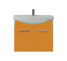 Тумба под раковину Misty Джулия 65 тумба подвесная оранжевая Л-Джу01065-1310По
