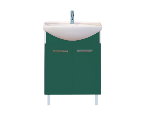 Тумба под раковину Misty Джулия 65 тумба прямая зеленая Л-Джу01065-0810Пр