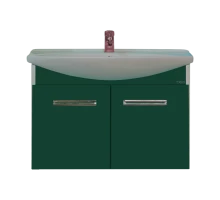 Тумба под раковину Misty Джулия - 75 Тумба подвесная зеленая Л-Джу01075-0810По
