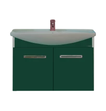 Тумба под раковину Misty Джулия - 75 Тумба подвесная зеленая Л-Джу01075-0810По