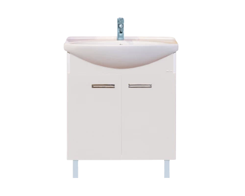 Тумба под раковину Misty Джулия - 75 Тумба прямая белая White Л-Джу01075-5210Пр