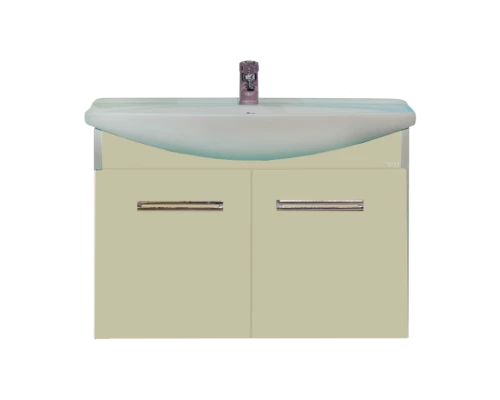 Тумба под раковину Misty Джулия 75 подвесная бежевая Л-Джу01075-0310По